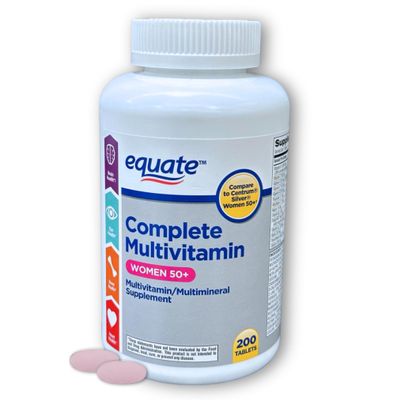 FUSION SHOP STORE Smart choices, meaningful life! Multivitamin Multimineral Women 50 Plus- Tablets, 200ct (Pack of 1)