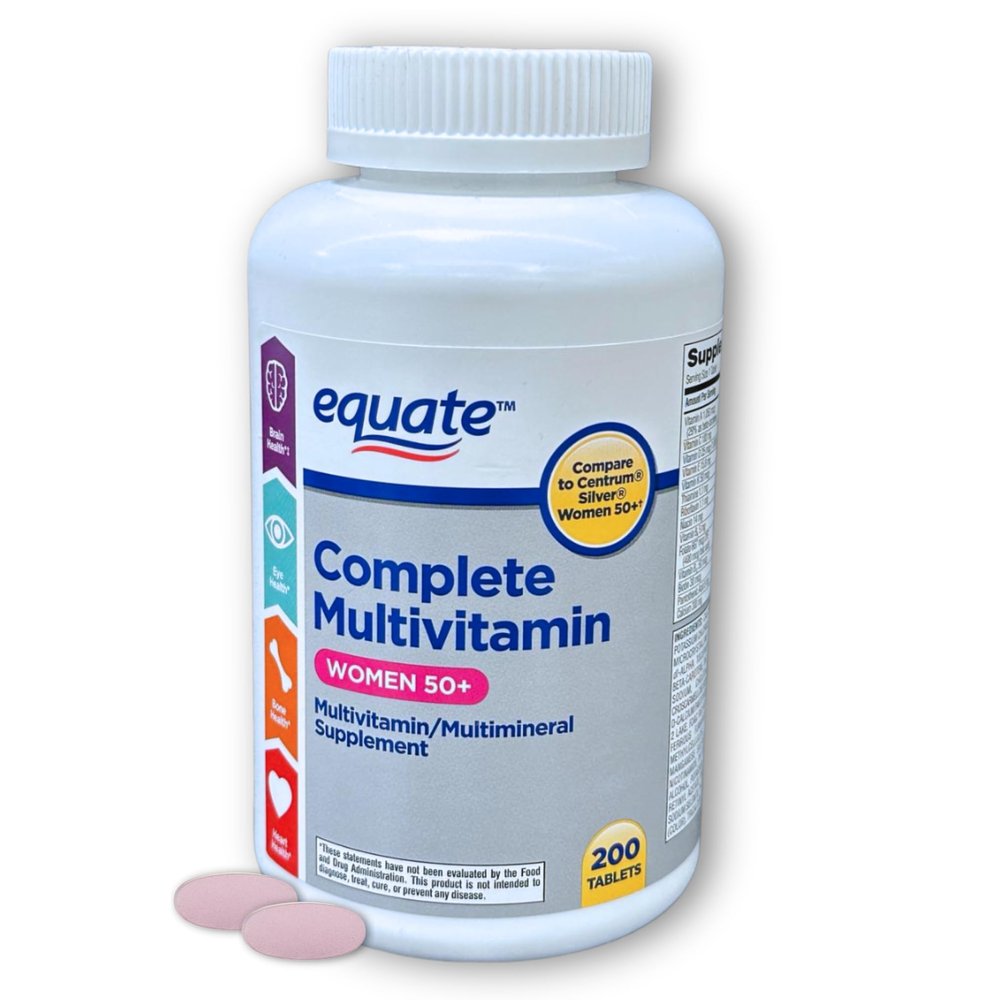 FUSION SHOP STORE Smart choices, meaningful life! Multivitamin Multimineral Women 50 Plus- Tablets, 200ct (Pack of 1)