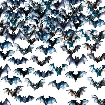 Foowztao 72 Pcs Edible Halloween Bat Cupcake Toppers Wafer Paper Halloween Bat Cupcake Picks Baby Shower Kids Birthday Party Cake Decorations Supplies