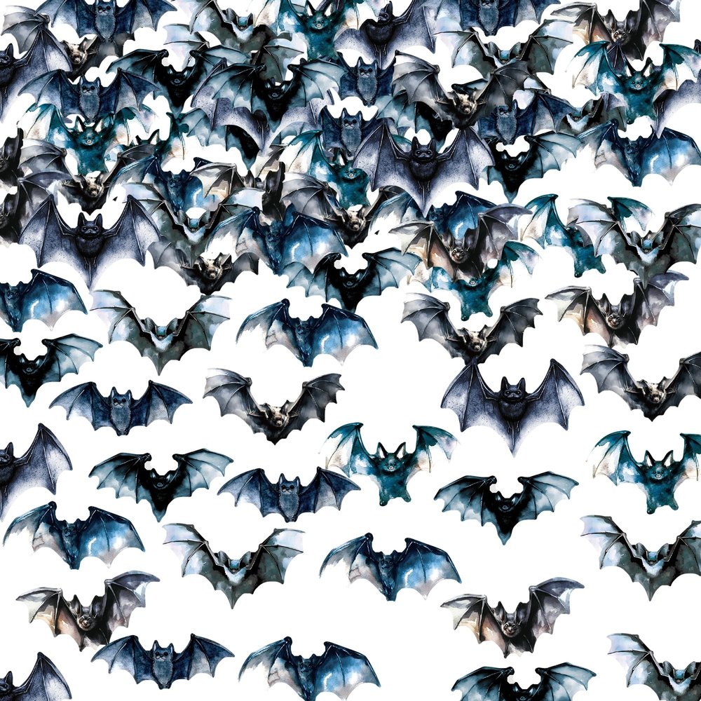 Foowztao 72 Pcs Edible Halloween Bat Cupcake Toppers Wafer Paper Halloween Bat Cupcake Picks Baby Shower Kids Birthday Party Cake Decorations Supplies
