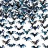 Foowztao 72 Pcs Edible Halloween Bat Cupcake Toppers Wafer Paper Halloween Bat Cupcake Picks Baby Shower Kids Birthday Party Cake Decorations Supplies view 1