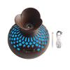 7-Color LED Essential Oil Diffuser - Wooden Aroma Humidifier(Dark) view 3