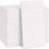 200 Pack Disposable Linen-Feel Guest Towels, Cloth-Like Hand Towels, Soft & Absorbent Airlaid Paper Napkins for Bathrooms, Kitchens, Events, 12 x 17, White view 1