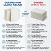 200 Pack Disposable Linen-Feel Guest Towels, Cloth-Like Hand Towels, Soft & Absorbent Airlaid Paper Napkins for Bathrooms, Kitchens, Events, 12 x 17, White view 3