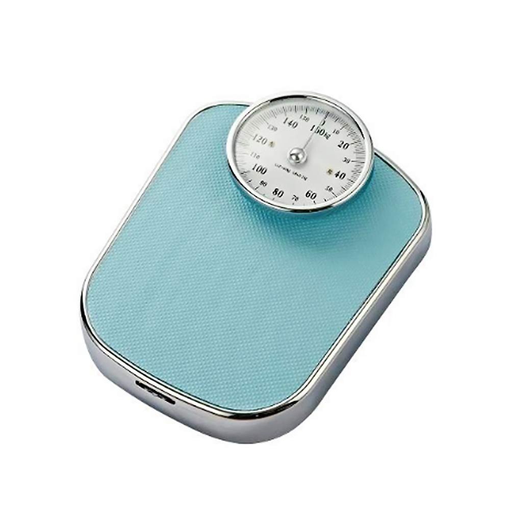 350lb/160kg Capacity Extra Large Mechanical Dial Heavy Duty Professional Accurate Body Weight Scales(Black) (Blue)