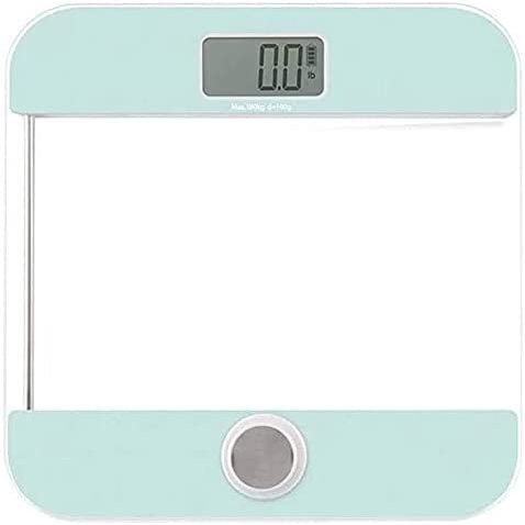 ABS Plastic, empered Glass Digital Body Weight Bathroom Scale Weighing Scale, Clear Glass, Measurement Accurate Electronic Ultra-Thin Scal