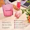 Beam Glow Women's Wellness Supplement, Cortisol Support with Ashwagandha for Women, Daily Vitamins for Cycle Health, Mood, Energy & Stress Support with Selenium, Zinc, Vitamin A, Biotin, B Vitamins view 2