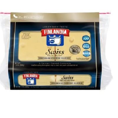 Finlandia Swiss Cheese Slices 1.5 lbs