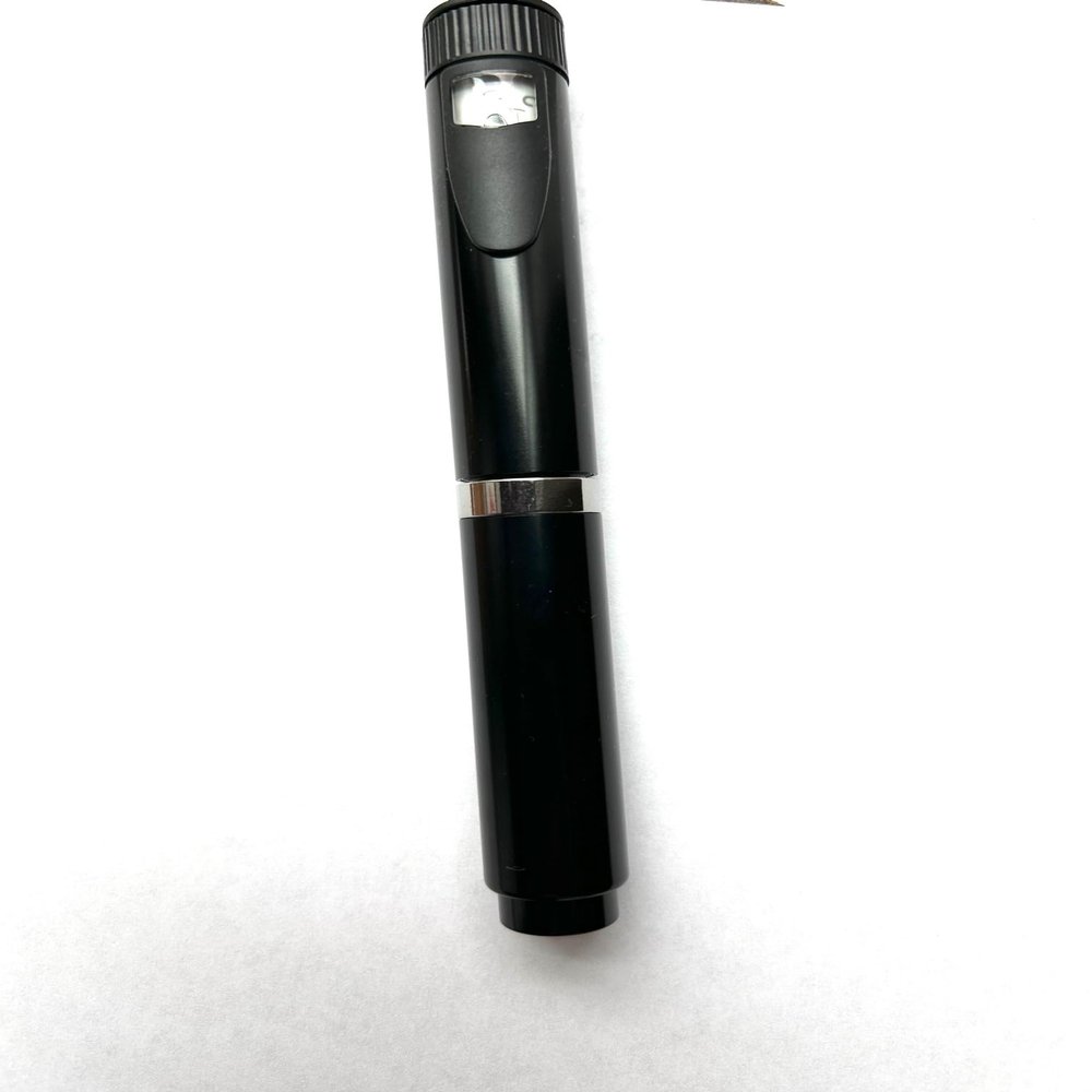 Black 60 Unit V2 Reusable Pen Injector and Cartridge Filling Block