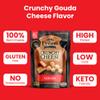 Umlands Crunchy Cheese Gouda (31.9oz Bags) | 100% Real Wisconsin Cheese, Keto, LowCarb, HighProtein, GlutenFree, ShelfStable Snack view 2