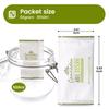 85% RH 60Gram (5 Pack) Two-Way Humidity Control Packets Humidity Packs & Humidity Absorber for Storage, Hydration Packets in Resealable Bag view 2