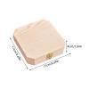 9 Hole Wooden Pegboard Flip Peg Board Educational Versatile Portable Home Sensory Board Training for Finger Dexterity Elderly view 3