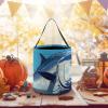 LLUTSNTH Colorful Tuna Large Halloween Tote Treat Bag for Trick Or Treat, Halloween Goodie Candy Bags, Reusable view 1