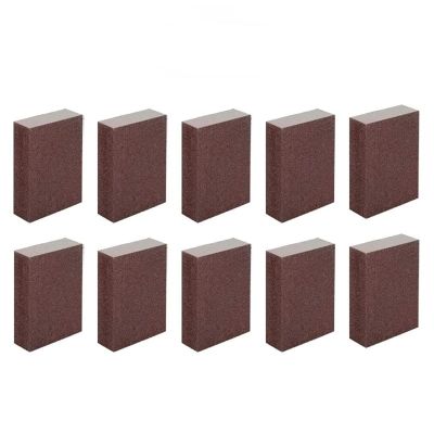 Carborundum Sponge 30pcs Magic Erasers Carborundum Removing Rust Cleaning Sponge Brush Kitchen Pot Dish Rust Removal