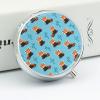 Portable Medicine Box, Red Panda Blue Round Pill Organizer, Compact Case for Fish Oil, Travel Pill Holder Purse Carry for Seniors view 4