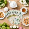 200 Pcs 13x15 Inch Large Succulent Party Napkins, 2-Ply Soft Absorbent Disposable Dinner Napkins for Spring Floral Wedding, Birthday, Garden Party Supplies, Plants Spring Summer Table Decor view 2