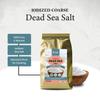 Pacific Pelican Iodized Dead Sea Salt 2 Pounds Coarse Grain | Pack of 2 | Unrefined Kosher, Natural Iodized, Ideal for Paleo, Keto, Vegan Diets - Pure Sea Salt for Cooking, Seasoning & Wellness view 1