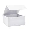 White Gift Boxes, Gift Boxes in Bulk, Collapsible Gift Box, Large Rectangle Collapsible Decorative Boxes 12x12x5.9inch, Packaging for Small Business, Parties Apparel, Retail (White) view 1