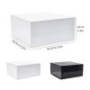 White Gift Boxes, Gift Boxes in Bulk, Collapsible Gift Box, Large Rectangle Collapsible Decorative Boxes 12x12x5.9inch, Packaging for Small Business, Parties Apparel, Retail (White) view 4
