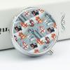 Portable Pill Organizer, Cute Snow Cat Round Cute Container, Mini Case for Vitamins, Travel Holder Purse Use for Women view 4