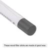 Unifizz Wood Wax Filler Stick, Furniture Crayons Wooden Repair Filler Stick Touch Up Wax Paint Pens for Scratches Holes Floor Laminate Door Tables,Deep Nickel Gray,1 Count view 3