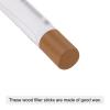 Unifizz Wood Wax Filler Stick, Furniture Crayons Wooden Repair Filler Stick Touch Up Wax Paint Pens for Scratches Holes Floor Laminate Tables Desks, Light Brown,1 Count view 3