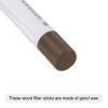 Unifizz Wood Wax Filler Stick, Furniture Crayons Wooden Repair Filler Stick Touch Up Wax Paint Pens for Scratches Holes Floor Laminate Tables Desks, Dark Chocolate,1 Count view 3