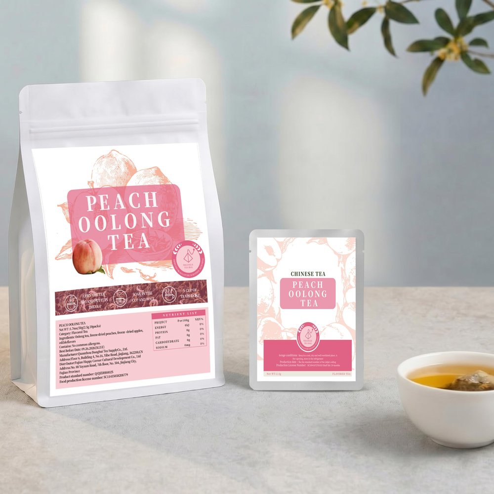 Assorted Oolong Tea Bags 20 Pyramid Sachets | Oolong Tea Variety Pack, Individually Wrapped | Hot or Iced
