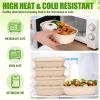 Acellegic 50 Pack 32 oz Disposable Meal Prep Containers with Lids Rectangle Paper Bowls with Lids Disposable Food Bowls Compostable Lunch Take out Food Containers for Salads, Leftovers view 4