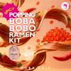 BOBA CHiC Spicy Caviar Ramen - Premium dry noodles with chili sauce and spicy boba, Mini-Upscale Single Serving Extreme Heat Challenge view 3
