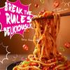 BOBA CHiC Spicy Caviar Ramen - Premium dry noodles with chili sauce and spicy boba, Mini-Upscale Single Serving Extreme Heat Challenge view 4