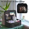 Rnyleeg Black First Aid Kit Bag Empty Horse Medical Kit for Home Empty First Responder Bag Compact Lightweight Travel First Aid Pouch for Men view 4