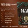 Maia Ceremonial Cacao, with Flavanol, nattokinase, Theobromine, Magnesium and Natural Flavonoids Blend, Supports Circulation, Arterial Health & Cardiovascular Wellness Zero Sugar 100% Pure and Natural view 2