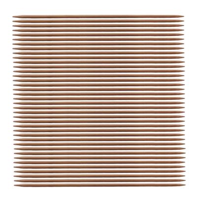 100 Count Bamboo Toothpicks Double-Pointed for Teeth Cleaning Appetizer Barbecue Fruit Olive Cocktail 2.5in/6.35cm 0.06in/0.14cm