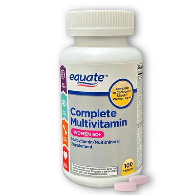FUSION SHOP STORE Smart choices, meaningful life! Multivitamin Multimineral Tablets for Women 50+, 100 Count (Pack of 1)