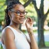 2SeeLife Tortoise Round Premium Clear Frame Reading Glasses Solid & Sturdy Frame Blue Light Retro Readers for Men & Women with Spring Hinges & Scratch-Resistant Lenses, Strength 2.50 view 3