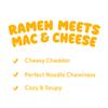 Cheesy Ramen (Bowl) Cheddar Flavor | Non-Spicy, Creamy & Savory Korean Instant Bowl Noodles, 3.17 oz (Pack of 6) view 4