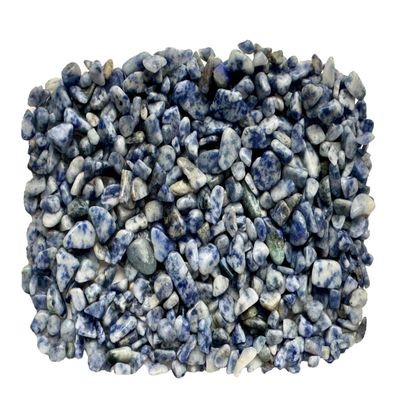 Blue Jasper Small Tumbled Chips - 100% Crystal - Life+Love! 5-8mm Beautiful Perfect for Your Creations! fmtum(Blue Jasper, 4 Ounces (1/4 Pound))