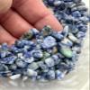 Blue Jasper Small Tumbled Chips - 100% Crystal - Life+Love! 5-8mm Beautiful Perfect for Your Creations! fmtum(Blue Jasper, 4 Ounces (1/4 Pound)) view 2