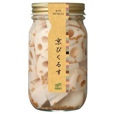 Lotus Roots Pickles, Marinated in Japanese Mustard Powder (Karashi), Japanese Pickles (Tsukemono), 1 Pack, Each 110g(3.88oz)