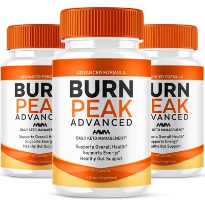 (3 Pack) Burn Peak Advanced Health Management Support BurnPeak Pills, Burn Peak Maximum Strength Overall Health & Wellness Support Supplement, BurnPeak Premium Health Support Capsules (180 Capsules)