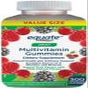 EQ Home Multivitamin Gummies for Immune Support, Mixed Berry Orange Peach, 300 Count view 1