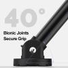 Walking Cane with Seat Folding Lightweight Cane Chair Foldable for Seniors Aluminum Alloy Portable Anti-Slip Height Adjustable(Black) view 4
