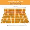 CMFYHM Christmas Cellophane Wrap Roll (34" x 100Ft) 3 Mil Thicken Long Film Gift Wrappings for Autumn Thanksgiving Baskets, Box,Wine, Christmas Decor(Gold And White) view 2