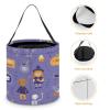 100% BLUE COLLAR Sweet Bags Happy Party Patterns (3) Multipurpose Reusable Goody Buckets Halloween Trick Or Treat Bucket Halloween Candy Bucket view 4