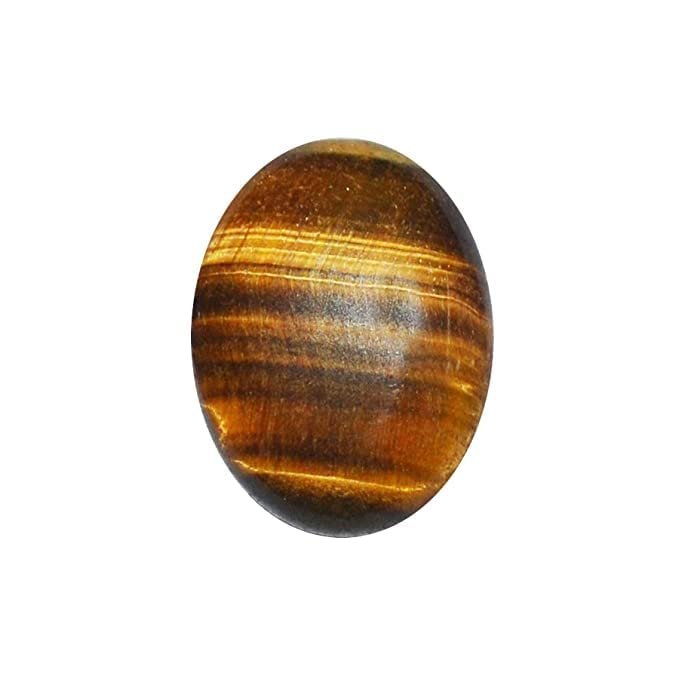 Arwacraft Natural Tiger Eye Stone 12.25 Carat Natural Earth Mined Aa+ Quality Lab-Certified Natural Tiger Eye/Tiger Stone/Tiger'S Eye Chitti Loose Gemstone For Men'S And Women'S-B0C1P1DTMRNAMZ