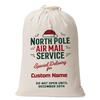 Custom Canvas Santa Sack North Pole Air Mail Service Personalized Christmas Bag Extra Large Reusable Holiday Gift Sack Perfect for Kids, Adults, Family, Holiday Dcor and Gift Giving HLdc1A view 1