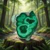 0.33-0.66 lb Natural Malachite Slabs - Premium Polished Crystal Slices for Home & Office Decor - Unique Raw-Edged Healing Stones 2-4 inch (0.33-0.44 lb) view 2