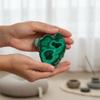 0.33-0.66 lb Natural Malachite Slabs - Premium Polished Crystal Slices for Home & Office Decor - Unique Raw-Edged Healing Stones 2-4 inch (0.33-0.44 lb) view 4