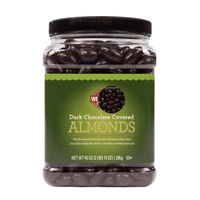 Dark Chocolate Covered Almonds, 45 oz (45 Ounce (1 pack))